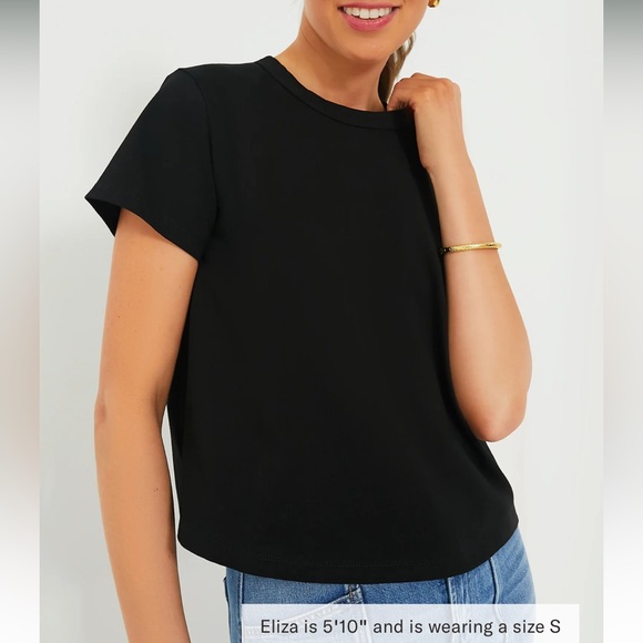 Black Parker Classic Fit Tee - Picture 1 of 10